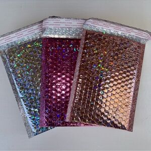 50 pc. Metallic Bubble Mailers
